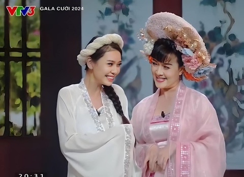 Một tiết mục trong chương trình Gala Cười 2024 - Ảnh: VTV Một tiết mục trong chương trình Gala cười 2024 - Ảnh: VTV