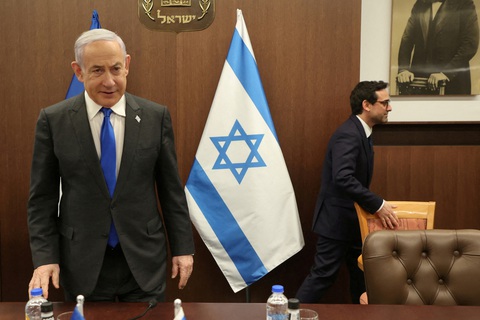 Chưa trọn ngày đã thêm hơn 100 người chết ở Gaza, Israel nói tiếp tục tấn công- Ảnh 1. Thủ tướng Israel Benjamin Netanyahu - Ảnh: REUTERS
