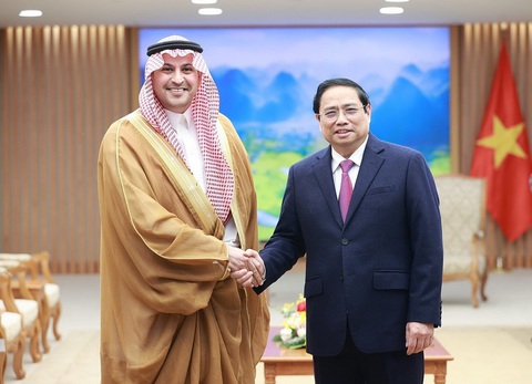 Thủ tướng Phạm Minh Chính tiếp Đại sứ Saudi Arabia tại Việt Nam Mohammed Ismaeil A. Dahlwy - Ảnh: TTXVN Thủ tướng Phạm Minh Chính tiếp Đại sứ Saudi Arabia tại Việt Nam Mohammed Ismaeil A. Dahlwy - Ảnh: TTXVN
