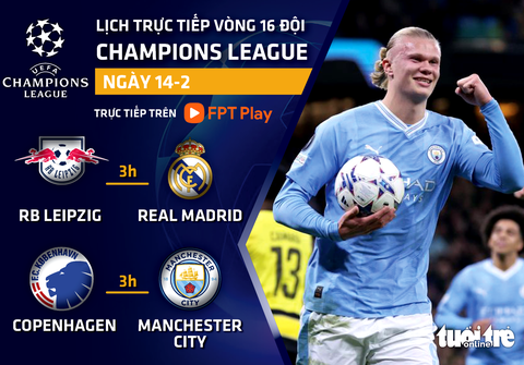 Lịch trực tiếp Champions League: Leipzig đấu Real Madrid- Ảnh 1. Lịch trực tiếp Champions League: Leipzig đấu Real Madrid - Đồ hoạ: AN BÌNH