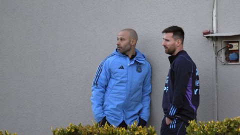 Tin tức thể thao sáng 13-2: Chelsea thắng Crystal Palace; HLV Mascherano dành suất cho Messi ở Olympic- Ảnh 2. HLV Mascherano đã chính thức mời Messi dự Olympic Paris 2024 - Ảnh: Getty