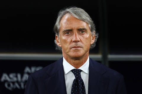 6 cầu thủ chống đối HLV Mancini tại Asian Cup 2023 bị phạt nặng- Ảnh 1. HLV Mancini chỉ trích hành động của các cầu thủ Saudi Arabia - Ảnh: Reuters