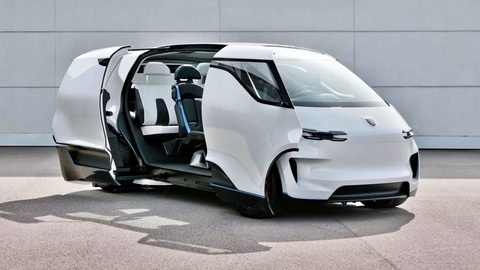 Porsche cũng phải theo xu hướng làm MPV- Ảnh 2. Dù không mang đúng chất "xe thể thao" danh tiếng của Porsche, Renndienst concept vẫn được ủng hộ bởi thiết kế đậm chất hiện đại - Ảnh: Porsche