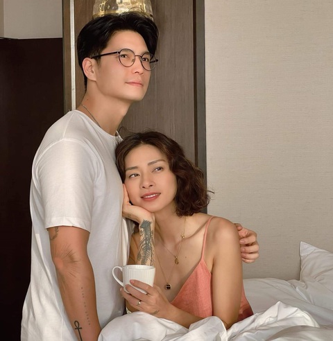 Ngô Thanh Vân ngọt ngào bên ông xã - Ảnh: NVCC Ngô Thanh Vân ngọt ngào bên ông xã - Ảnh: NVCC