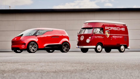 Porsche cũng phải theo xu hướng làm MPV- Ảnh 1. Porsche Renndienst là ý tưởng thời hiện đại của Porsche về mẫu xe hỗ trợ đội đua của hãng - Ảnh: Porsche