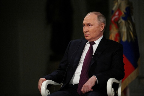 Tổng thống Nga Vladimir Putin - Ảnh: REUTERS Tổng thống Nga Vladimir Putin - Ảnh: Reuters