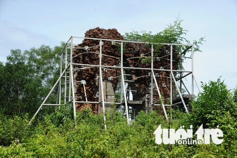 Ấn Độ tham gia dự án khôi phục Phật viện Đồng Dương- Ảnh 3. Hình ảnh hiện tại của Phật viện Đồng Dương - Ảnh: LÊ TRUNG