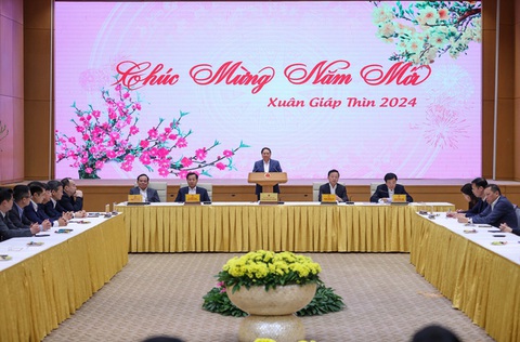 Thủ tướng: bắt tay ngay vào việc sau Tết- Ảnh 1. Chính phủ họp đôn đốc các công việc sau Tết - Ảnh: VGP