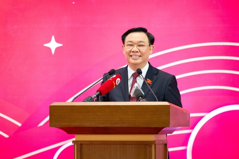 Chủ tịch Quốc hội: tiếp tục tinh thần sẵn sàng biến những điều bất thường thành bình thường- Ảnh 1. Chủ tịch Quốc hội Vương Đình Huệ - Ảnh: PHẠM THẮNG