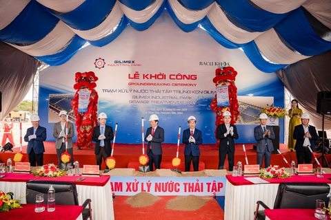 Gilimex Thừa Thiên Huế khởi công trạm xử lý nước thải tập trung- Ảnh 4. Gilimex Thừa Thiên Huế khởi công trạm xử lý nước thải tập trung- Ảnh 4.