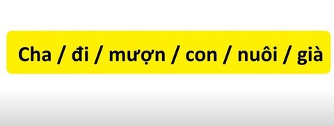 Thử tài tiếng Việt: Sắp xếp các từ sau thành câu có nghĩa (P7)- Ảnh 1. Thử tài tiếng Việt: Sắp xếp các từ sau thành câu có nghĩa (P7)- Ảnh 1.