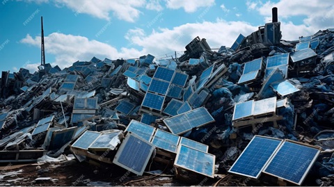 Rác pin Mặt trời, nỗi lo không nhỏ của toàn cầu - Ảnh: ENERGY CENTRAL Rác pin mặt trời, nỗi lo không nhỏ của toàn cầu - Ảnh: ENERGY CENTRAL