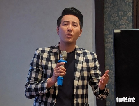 Nguyễn Phi Hùng nói được tham gia sô diễn Minh Vương là vinh hạnh của anh- Ảnh: LINH ĐOAN Nguyễn Phi Hùng nói được tham gia sô diễn Minh Vương là vinh hạnh của anh - Ảnh: LINH ĐOAN