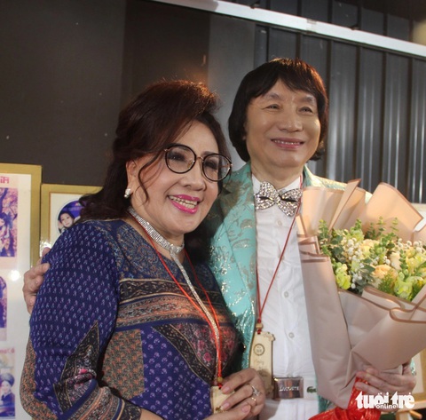 Nghệ sĩ Lệ Thủy và Minh Vương - Ảnh:NVCC Nghệ sĩ Lệ Thủy và Minh Vương - Ảnh: LINH ĐOAN