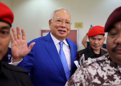 Cựu thủ tướng Malaysia Najib Razak - Ảnh: REUTERS Cựu thủ tướng Malaysia Najib Razak - Ảnh: REUTERS