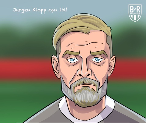 Sự khác biệt trong mắt nhìn của Darwin Nunez và người hâm mộ- Ảnh 3. HLV Jurgen Klopp bất lực nhìn Darwin Nunez cứ tìm cột mà sút - Tranh: B/R