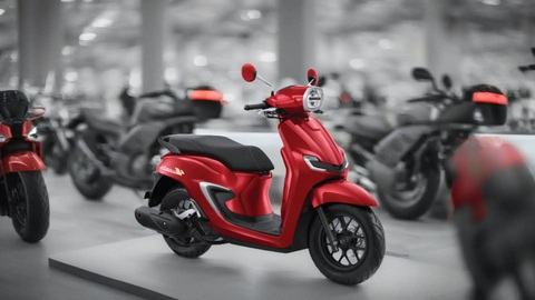 Xe tay ga mới Honda Stylo 160 ra mắt: Đe dọa cả Air Blade cùng nhà, giá quy đổi từ 42 triệu đồng- Ảnh 6. Xe được trang bị bộ vành đúc 21 inch với thiết kế mới. Với phiên bản có hệ thống chống bó cứng phanh ABS, Honda Stylo 160 được trang bị phanh đĩa đặc biệt phía sau. Trong khi đó, bản phanh CBS chỉ có phanh đĩa ở bánh trước - Ảnh: Astraotoshop