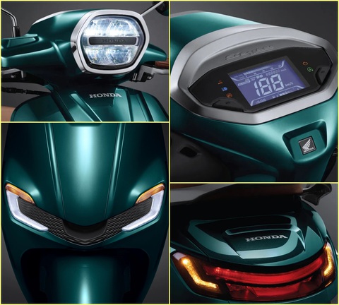 Xe tay ga mới Honda Stylo 160 ra mắt: Đe dọa cả Air Blade cùng nhà, giá quy đổi từ 42 triệu đồng- Ảnh 8. Ngoài ra, xe còn có bình xăng 5 lít, bảng đồng hồ kỹ thuật số có màu và chìa khóa thông minh với báo động chống trộm. Đèn LED là trang bị tiêu chuẩn cho cả hai phiên bản ABS và CBS - Ảnh: Honda
