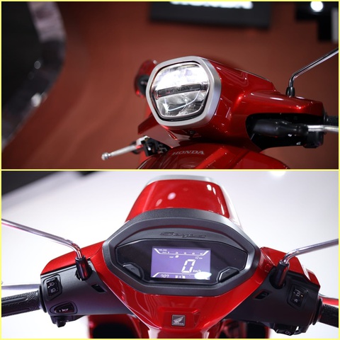 Xe tay ga mới Honda Stylo 160 ra mắt: Đe dọa cả Air Blade cùng nhà, giá quy đổi từ 42 triệu đồng- Ảnh 5. Ở đầu xe, Honda Stylo 160 sở hữu thiết kế đèn pha khá vuông vức đi cùng công nghệ LED. Dải đèn LED định vị ban ngày cùng với đèn xi-nhan LED nằm thấp ở hai bên yếm - Ảnh: Suara