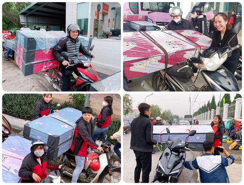 Những tấm hình chứa đầy ấm áp của công ty sản xuất đệm dành cho người lao động - Ảnh: Công ty CP May Sông Hồng Những hình ảnh ấm áp của công ty sản xuất đệm dành cho người lao động - Ảnh: Công ty CP May Sông Hồng