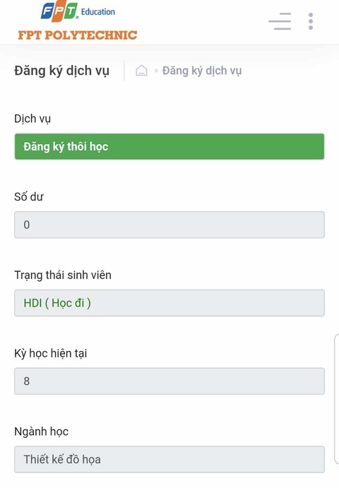 Trường yêu cầu sinh viên 'đăng ký thôi học' khi đi nghĩa vụ quân sự?- Ảnh 1. Trung tâm dịch vụ sinh viên Trường phổ thông cao đẳng - FPT Polytechnic yêu cầu sinh viên "đăng ký thôi học" khi thực hiện nghĩa vụ quân sự - Ảnh: N.T.A