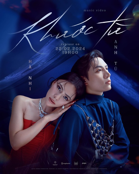 Lộ diện mỹ nam bị Hà Nhi 'khước từ' tình yêu ngay ngày đầu năm- Ảnh 1. Nhìn poster MV Khước từ, nhiều khán giả hào hứng cho rằng Hà Nhi và Anh Tú chuẩn bị có một bản ballad “tê tái”, lay động trái tim người yêu nhạc.
