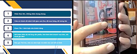 Hướng dẫn cách chào hỏi, kêu gọi người xem nhấn nút theo dõi kênh bán hàng trong một lớp học online về livestream Hướng dẫn cách chào hỏi, kêu gọi người xem nhấn nút theo dõi kênh bán hàng trong một lớp học online về livestream