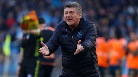 Tin tức thể thao sáng 20-2: Napoli 'trảm tướng'; Bàn thắng sau 2,31 giây 'nhanh nhất thế giới'?- Ảnh 1. HLV Walter Mazzarri bị sa thải sau 17 trận - Ảnh: Getty