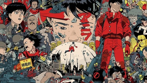 10 phim hoạt hình anime hay nhất mọi thời đại - Phần 1- Ảnh 2. Poster phim Akira.