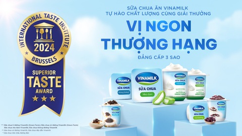 Đón tin vui đầu năm, Vinamilk tiếp tục hoàn thiện bộ sưu tập ‘Vị ngon thượng hạng’- Ảnh 2. Sản phẩm Sữa Chua Ăn được chứng nhận "sao" về vị ngon