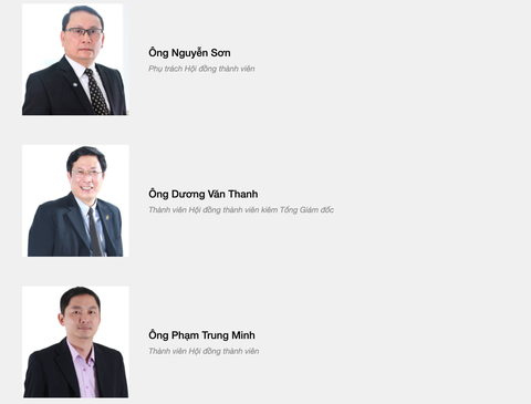 Hai sếp Tổng công ty Lưu ký và Bù trừ chứng khoán Việt Nam từ chức- Ảnh 1. Cơ cấu hội đồng thành viên Tổng công ty Lưu ký và Bù trừ chứng khoán Việt Nam trước khi hai lãnh đạo cùng xin từ chức - Ảnh chụp màn hình