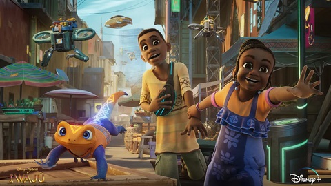 Disney lần đầu hợp tác sản xuất hoạt hình với hãng phim khác sau một thế kỷ- Ảnh 2. Lấy bối cảnh ở Lagos, Nigeria trong tương lai.