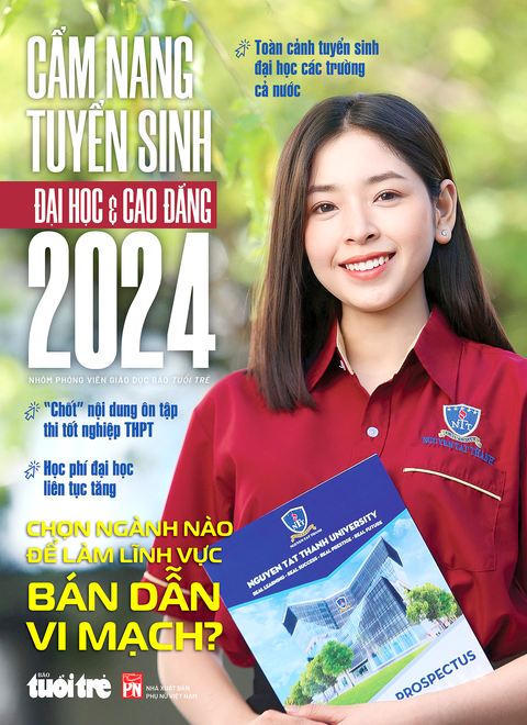 Ngày 3-3: Báo Tuổi Trẻ phát hành Cẩm nang tuyển sinh đại học và cao đẳng 2024- Ảnh 1. Ngày 3-3: Báo Tuổi Trẻ phát hành Cẩm nang tuyển sinh đại học và cao đẳng 2024- Ảnh 1.