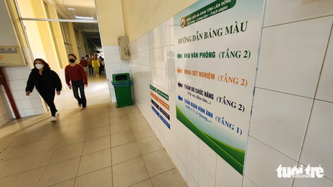 Sửa quy trình làm bệnh nhân Lâm Đồng bị nội soi oan- Ảnh 3. Bệnh viện Đa khoa tỉnh Lâm Đồng mỗi ngày tiếp nhận rất đông bệnh nhân chẩn đoán hình ảnh - Ảnh: M.V