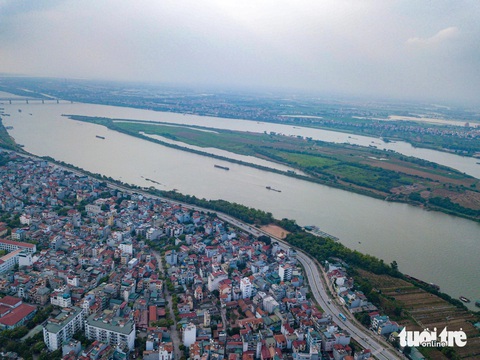 Bí thư Thành ủy Hà Nội: Trục sông Hồng là trung tâm phát triển của thủ đô- Ảnh 3. Hà Nội xác định sông Hồng là trục phát triển chính của thủ đô - Ảnh: NAM TRẦN