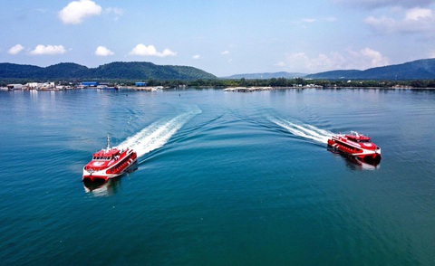 Khai trương tàu cao tốc từ Nhà Bè đi Côn Đảo vào tháng 3- Ảnh 1. Những con tàu cao tốc dự kiến hoạt động tuyến Nhà Bè, TP.HCM đi Côn Đảo - Ảnh: Công ty CP Tàu cao tốc Phú Quốc