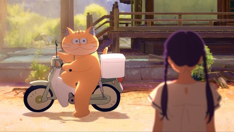 Pháp và Nhật hợp tác sản xuất anime- Ảnh 1. Nhân vật mèo Anzu (trái) trong phim.