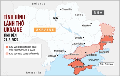 Xung đột Nga - Ukraine đã 2 năm, bao giờ hòa bình?- Ảnh 1. Nguồn: AJLabs/Al Jazeera - Chuyển ngữ: NGHI VŨ - Đồ họa: T.ĐẠT