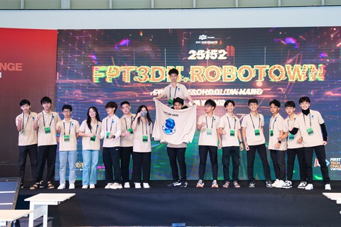 FPT3Danang giành quyền đại diện quốc gia tham dự FIRST Tech Challenge toàn cầu tổ chức tại Mỹ - Ảnh: BTC FPT3DN.Robotown giành quyền đại diện quốc gia tham gia thi đấu tại FIRST Tech Challenge toàn cầu tổ chức tại Mỹ - Ảnh: BTC