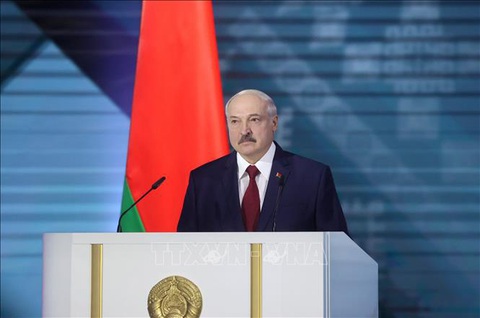 Ông Lukashenko tuyên bố tái tranh cử tổng thống Belarus- Ảnh 1. Tổng thống Belarus Alexander Lukashenko - Ảnh tư liệu: AFP/TTXVN
