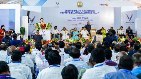Đông đảo khách mời và truyền thông bang Tamil Nadu tới tham dự sự. Ảnh: Đ.H Đông đảo khách mời và truyền thông bang Tamil Nadu tới tham dự sự kiện - Ảnh: Đ.H