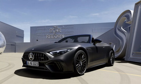 Mythos của Mercedes-Benz xịn hơn Maybach, đấu Rolls-Royce, Bentley- Ảnh 3. Xe thể thao SL được đưa trở lại vào năm 2022 với thế hệ thứ 7 sau khi hãng dừng sản xuất xe 2 năm trước đó - Ảnh: Mercedes-Benz