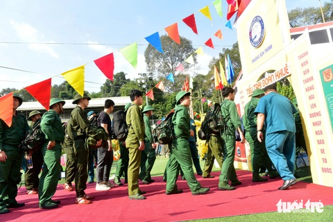 Các trại viên tiểu trại Đoàn Khuê (phường Bến Thành) Các trại viên tiểu trại Đoàn Khuê (phường Bến Thành) trong hội trại tòng quân