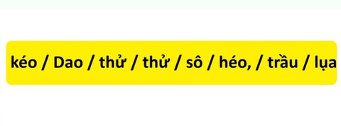 Thử tài tiếng Việt: Sắp xếp các từ sau thành câu có nghĩa (P14)- Ảnh 1.