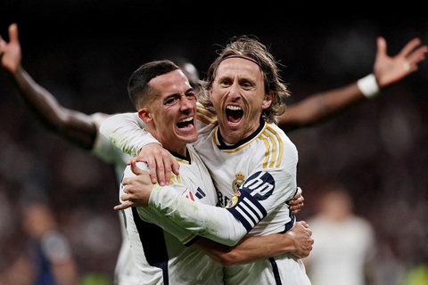 Tin tức thể thao sáng 26-2: Modric tỏa sáng giúp Real Madrid hạ Sevilla- Ảnh 1. Luka Modric tỏa sáng kịp thời giúp Real Madrid giành chiến thắng - Ảnh: REUTERS