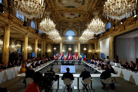 Lãnh đạo và chính phủ phương Tây nhóm họp tại Paris hôm 26-2 về vấn đề Ukraine - Ảnh: REUTERS Lãnh đạo và chính phủ phương Tây nhóm họp tại Điện Elysee (Paris, Pháp) hôm 26-2 về vấn đề Ukraine - Ảnh: REUTERS