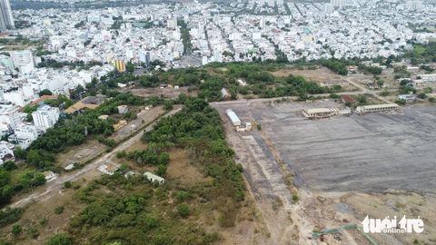 Hình ảnh 3 dự án BT dang dở của Tập đoàn Phúc Sơn ở Nha Trang- Ảnh 4. Nhiều tuyến đường nối vào khu vực sân bay Nha Trang chưa được đầu tư xây dựng