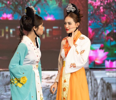 Thùy Anh tham gia chương trình Tết Gặp gỡ diễn viên truyền hình - Ảnh: VTV Thùy Anh tham gia chương trình Tết Gặp gỡ diễn viên truyền hình - Ảnh: VTV
