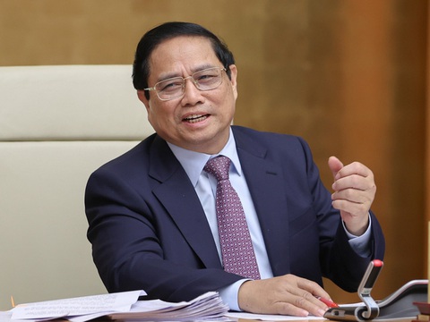 Xây dựng nhiều luật quan trọng, Thủ tướng yêu cầu loại bỏ cơ chế xin cho- Ảnh 1. Thủ tướng chủ trì phiên họp Chính phủ chuyên đề xây dựng pháp luật - Ảnh: VGP