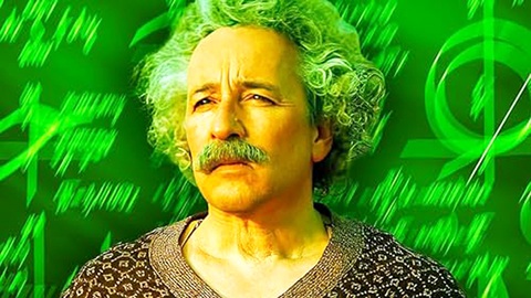 Niềm tiếc nuối của Einstein- Ảnh 8. Aidan McArdle trong tạo hình Albert Einstein